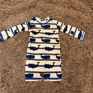Hatley Blue and White Whale Rashguard 3-6 Months